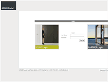 Tablet Screenshot of portal.josko.at